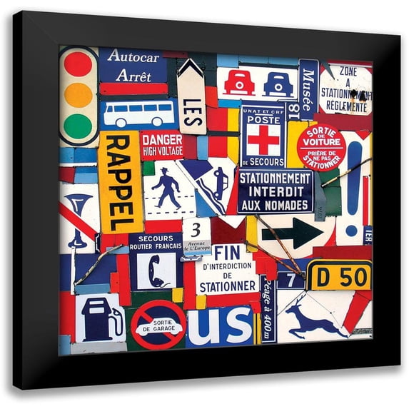 Costa, Fernando 20x20 Black Modern Framed Museum Art Print Titled - Rappel