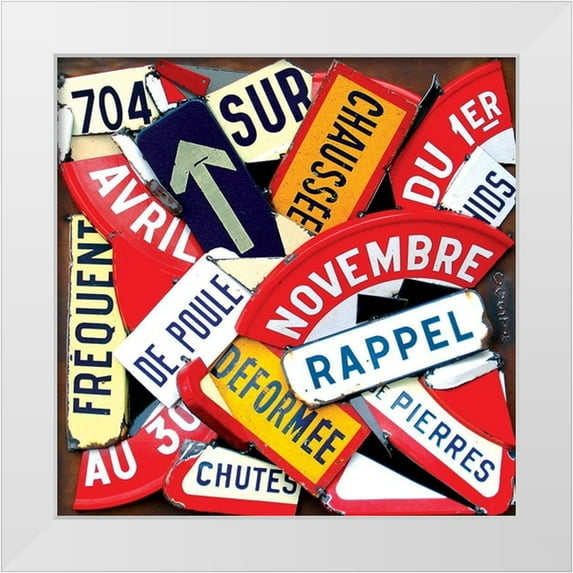 Costa, Fernando 26x26 White Modern Wood Framed Museum Art Print Titled - Davril a Novembre