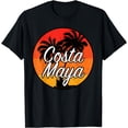 thumbnail image 1 of Costa Maya Mexico Vacation Cruise Vintage Sunset Souvenir T-Shirt, 1 of 3