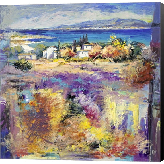 Costa Mediterranea by Luigi Florio, Canvas Wall Art