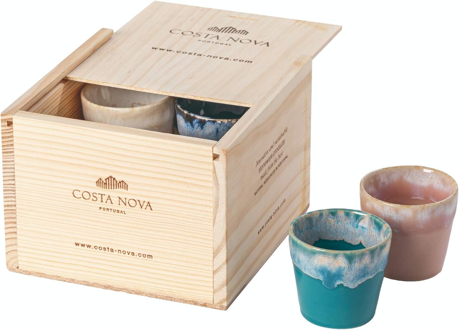 Costa Nova, Grespresso collection, Stoneware Drinkware, Box 8 espresso