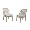 thumbnail image 1 of Costa Outdoor Dining Chairs in Grey Wood - Set of 2 - Armen Living, 1 of 9