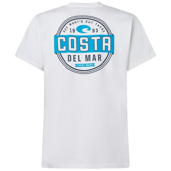 Costa Prado Sleeve T-Shirt White, XLarge Short Sleeve Shirt
