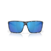 Costa Del Mar Men's Size 64 Polarized Rincon II Sunglasses, Deep Water Camo/Blue Mirror 580G
