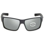 Costa Del Mar Sunglasses for Men - Reefton PRO Mens Polarized Sunglasses - Fishing, Boating & Beach UV Protection - Size 63 - Gray/Gray Silver Mirror 580G