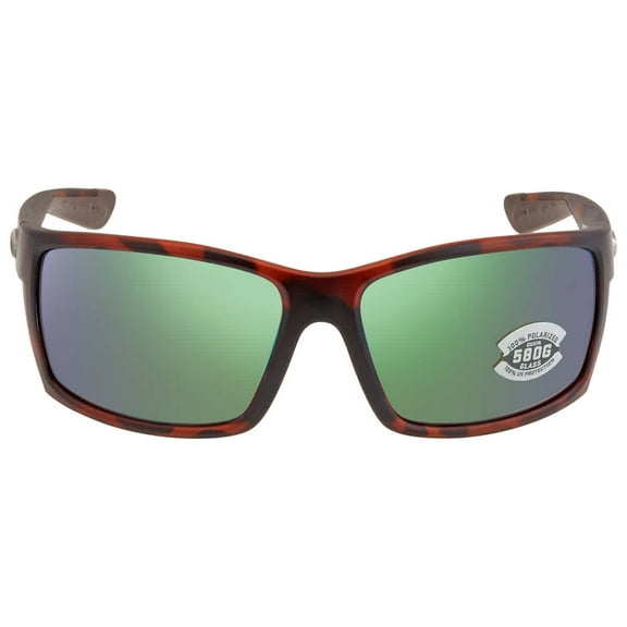 Costa Reefton Two Tone Plastic Frame Green Mirror Lens Unisex Sunglasses RFT66OGMGLP