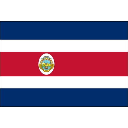 Costa Rica 2' x 3' Indoor Polyester Flag
