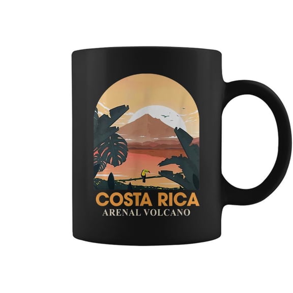 Costa Rica Arenal Volcano Travel Beach Summer Vacation Trip Coffee Mugs
