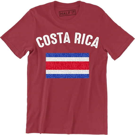 Costa Rica Costa Rican Flag Logo Nationality Ethnic Pride -Men's T-Shirt
