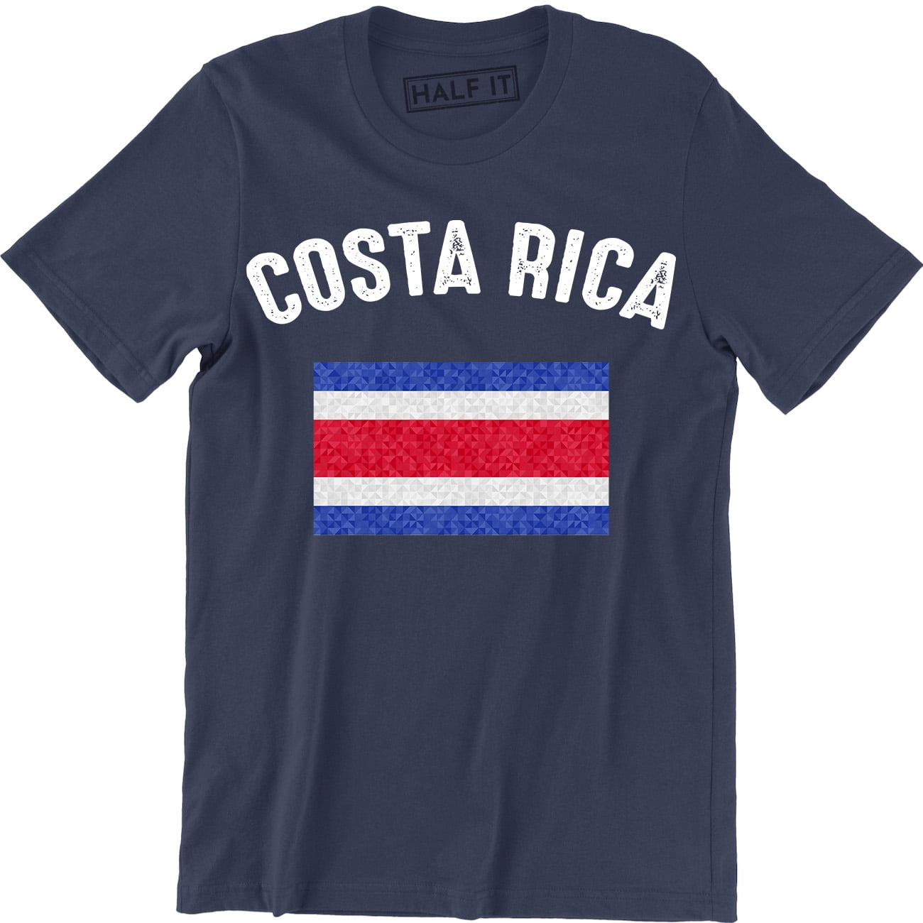 Costa Rica Costa Rican Flag Logo Nationality Ethnic Pride -Men's T-Shirt 