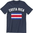 thumbnail image 1 of Costa Rica Costa Rican Flag Logo Nationality Ethnic Pride -Men's T-Shirt, 1 of 4
