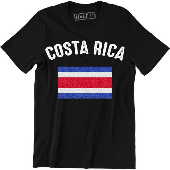 Costa Rica Costa Rican Flag Logo Nationality Ethnic Pride -Men's T-Shirt
