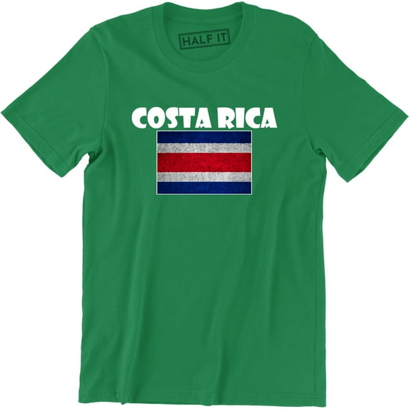 Costa Rica Costa Rican Flag Logo Nationality Ethnic Pride -Men's Tee Shirt