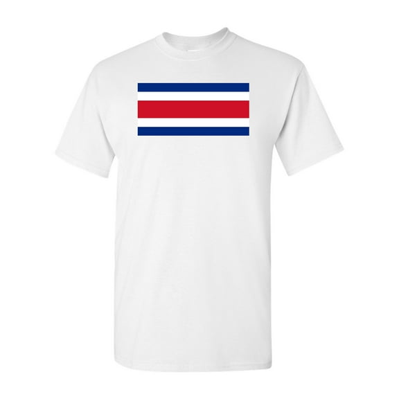 Costa Rica Country Flag Adult DT T-Shirt Tee