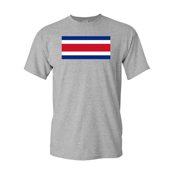 Costa Rica Country Flag Adult DT T-Shirt Tee