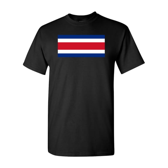 Costa Rica Country Flag Adult DT T-Shirt Tee