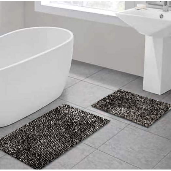 Costa Rica DR .Grey Soft Chenille Luxurious 2PC. Set by Catalina Home