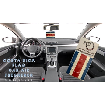 Costa Rica Flag - Car Air Freshener
