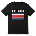 thumbnail image 1 of Costa Rica Flag Cool Graphic Tee For Men And Women, Travel Vacation Birthday Gift Cotton Short Sleeves T-Shirt, 1 of 5