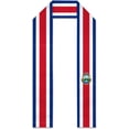 thumbnail image 1 of Costa Rica Flag Graduation Stole Graduate Shawl Sash Scraf Gift For Abroad Student International Study (Square), 1 of 6
