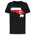 thumbnail image 1 of Costa Rica Flag Shaped Country Tee Men's -Image by Shutterstock, 1 of 2