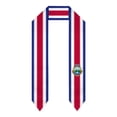 thumbnail image 1 of Costa Rica Flag Thick Graduation Sash Stole Scarf Double Sided Honor Stole For Graduation Students Class Of 2024, 1 of 7