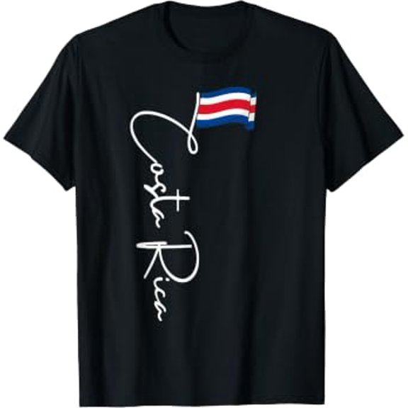 Costa Rica Flag Vacation Tropical Pura Vida Costa Rica T-Shirt