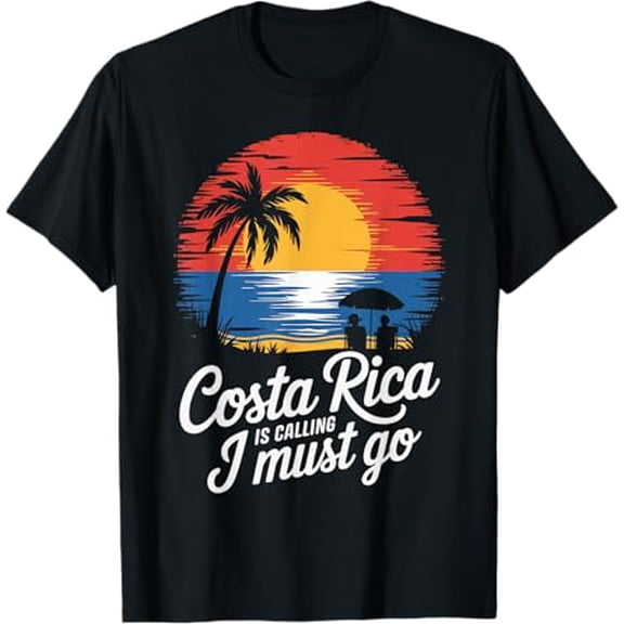 Costa Rica Is Calling Vacation Tropical Pura Vida Costa Rica T-Shirt