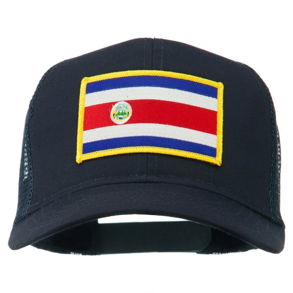 Costa Rica Patched Mesh Cap - Navy OSFM