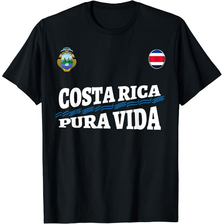 Costa Rica Pura Vida Shirt-Travel-Jersey Flag T Shirt Costa Rica Pura Vida Shirt-Travel-Jersey Flag T Shirt