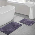thumbnail image 1 of Costa Rica Purple Soft Chenille Luxurious 2PC. Set by Catalina Home, 1 of 5