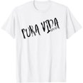 Costa Rica Retro 80's Graffiti Pura Vida Souvenir Tshirt