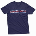 thumbnail image 1 of Costa Rica T-Shirt Flag Nationality Country Mens Tee Shirt Soccer Football Tee (X-Large Navy Blue), 1 of 5