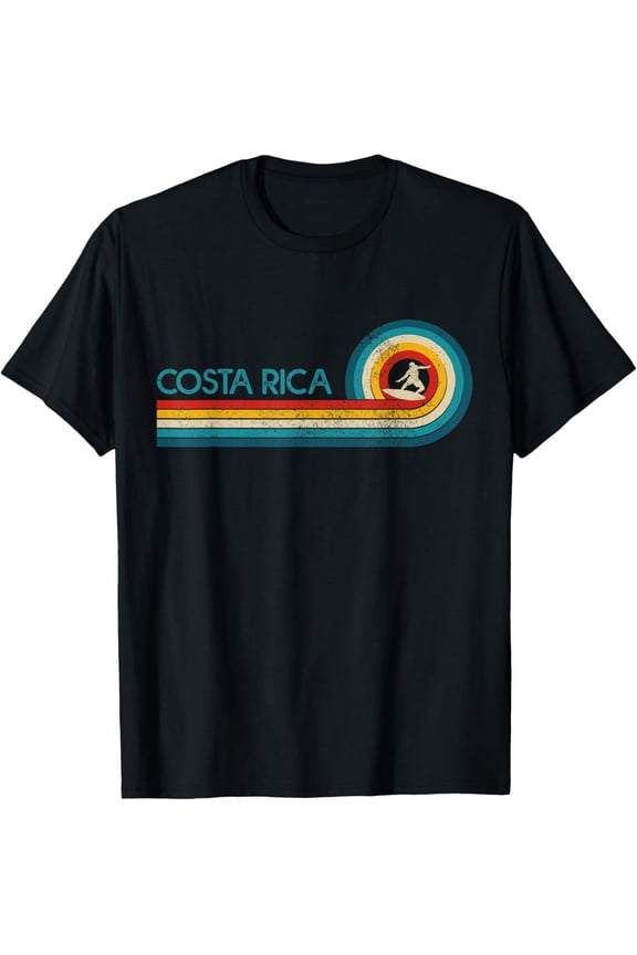 Costa Rica Vintage Surfer Souvenir Surf T-Shirt