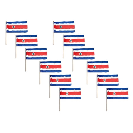 Costa Rica flag 12 x 18 inch - 12 PK