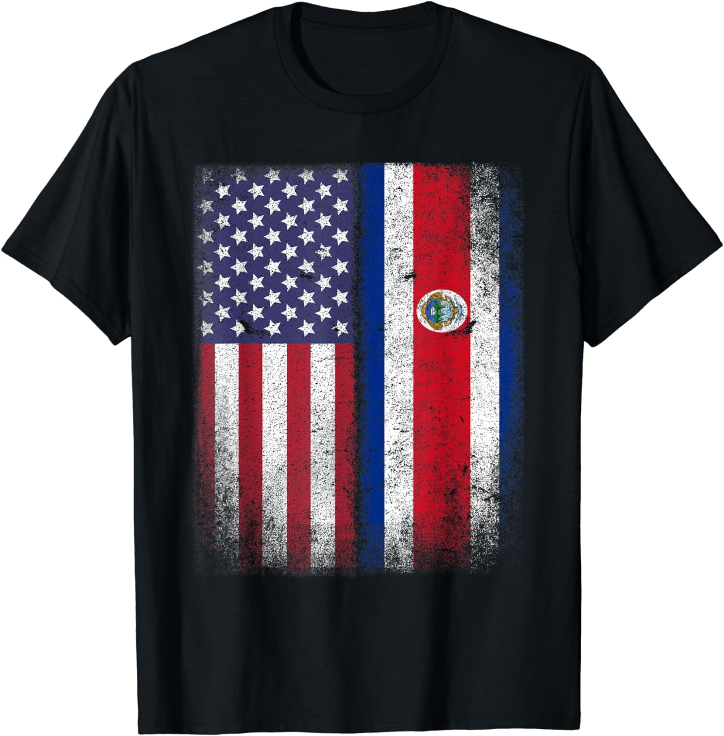 Costa Rican American Flag Costa Rica Usa Gift America