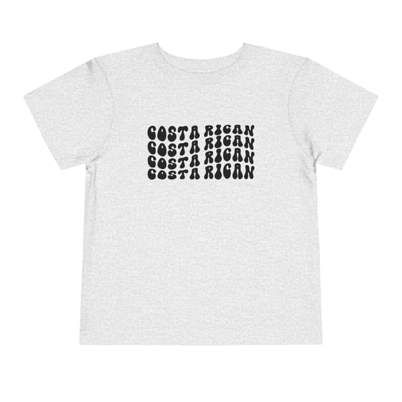 Costa Rican Costa Rica Toddler Shirt Gifts Boy Girl Size 2T-5T