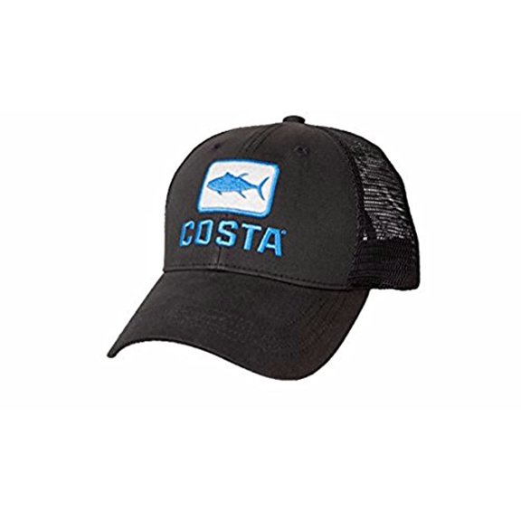 Costa Unisex Tuna Trucker Hat, Adult, Black, OS