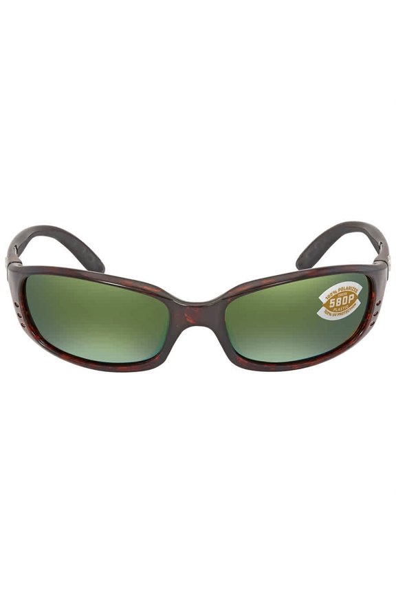 BRINE Green Mirror Polarized Polycarbonate Men's Sunglasses BR 10 OGMP 59mm