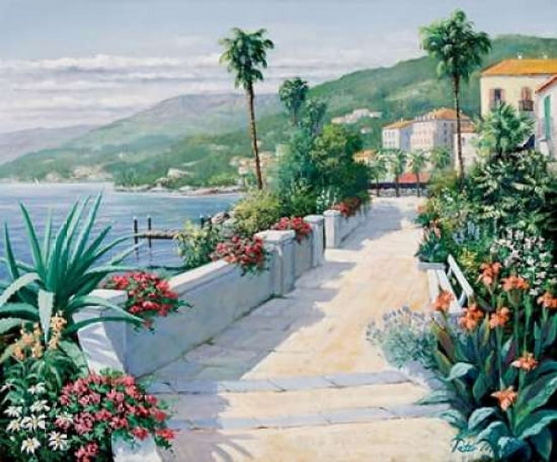 Costa del Pietro I Canvas Art - Peter Motz (20 x 24)