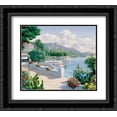 thumbnail image 1 of Costa del Pietro II 2x Matted 22x20 Black Ornate Framed Art Print by Motz, Peter, 1 of 2