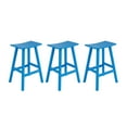 thumbnail image 1 of Costaelm 29" Poly Outdoor Patio Bar Stool (Set of 3), Pacific Blue, 1 of 6
