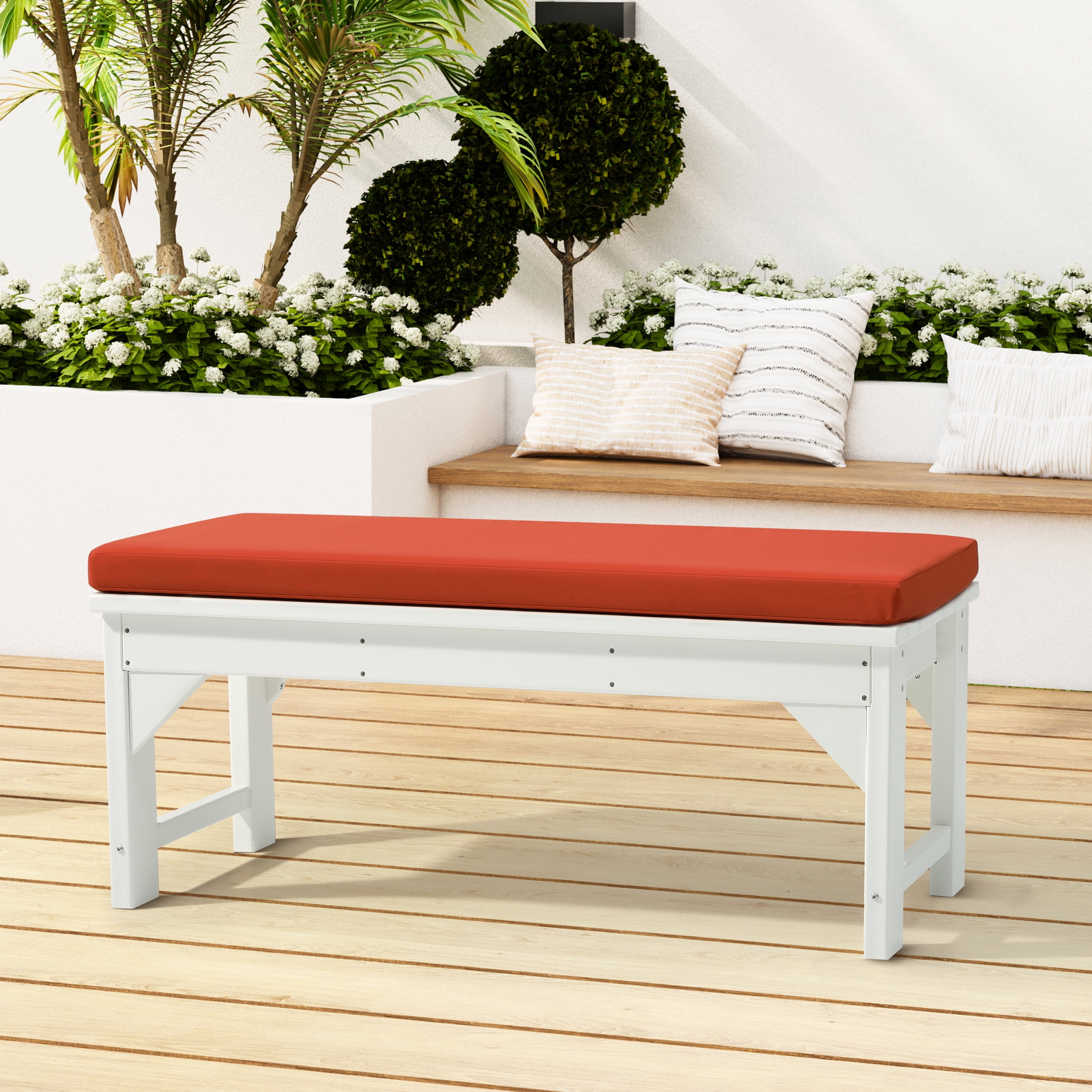Costaelm Harmony Outdoor Patio Bench Seat Cushion, 46 x 18