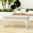 thumbnail image 1 of Costaelm Harmony Outdoor Patio Bench Seat Cushion, 48 x 18, Beige, 1 of 11