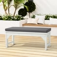 thumbnail image 1 of CostaElm Outdoor Patio Bench Seat Cushion, 54" x 18", Grey, 1 of 11