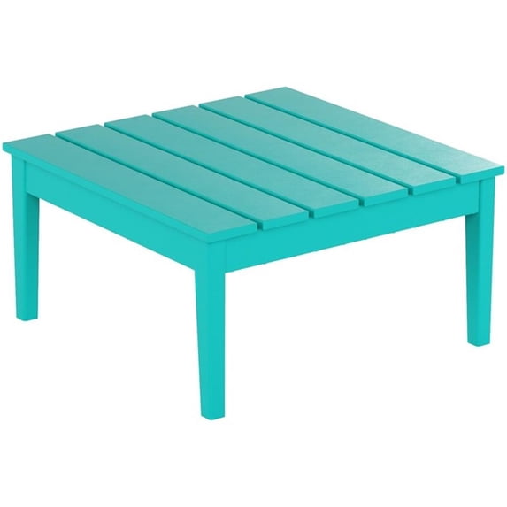 Costaelm Palms Outdoor 32" Conversation Table, Turquoise