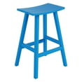 thumbnail image 1 of Costaelm Paradise 29" Poly Plastic Outdoor Patio Bar Stool, Pacific Blue, 1 of 6