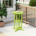 thumbnail image 1 of Costaelm Paradise 37" Counter Height Round Outdoor Patio Cocktail Bar Table, Lime, 1 of 1