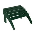 thumbnail image 1 of Costaelm Paradise Outdoor Folding Adirondack Ottoman, Dark Green, 1 of 9