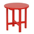 thumbnail image 1 of Costaelm Paradise Round 18" Adirondack Side Table, Red, 1 of 6